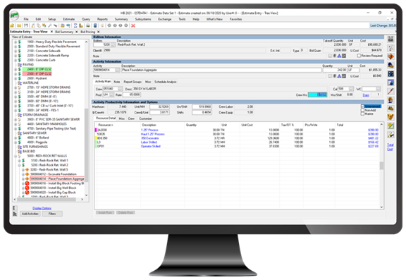 construction estimating software