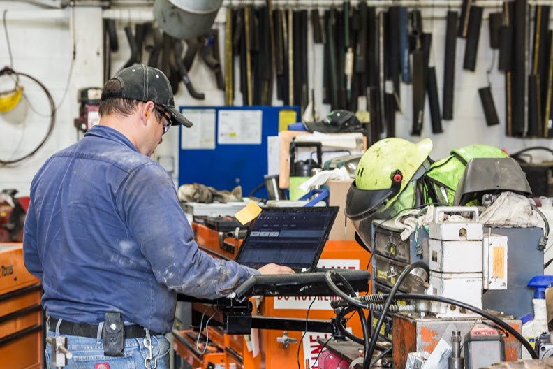 construction equipment work order