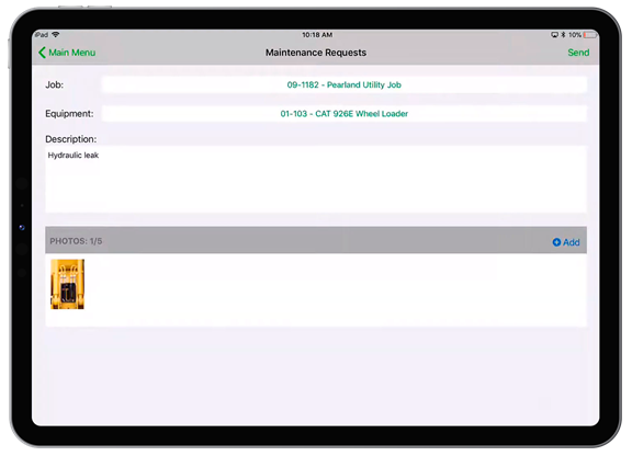 fleet maintenance software tablet