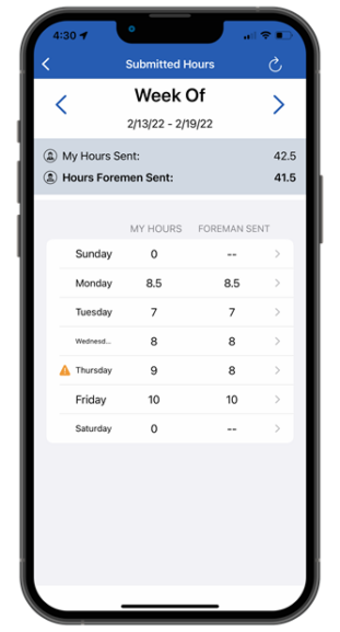 time tracking hcss myfield