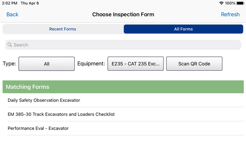 filter equipment list