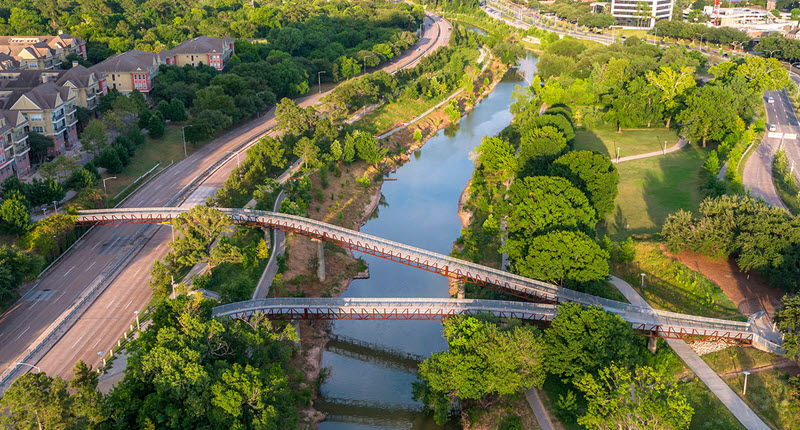 buffalo bayou bridges millis development