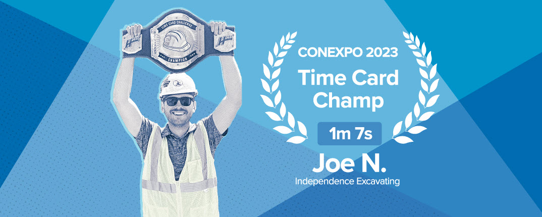 time card champ conexpo 2023