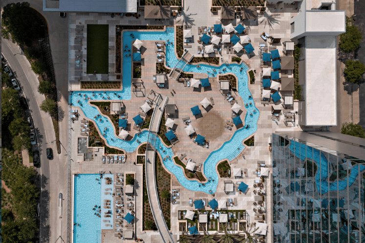 marriott marquis houston pool