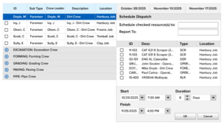 Construction Scheduling & Dispatch Software | HCSS Dispatcher