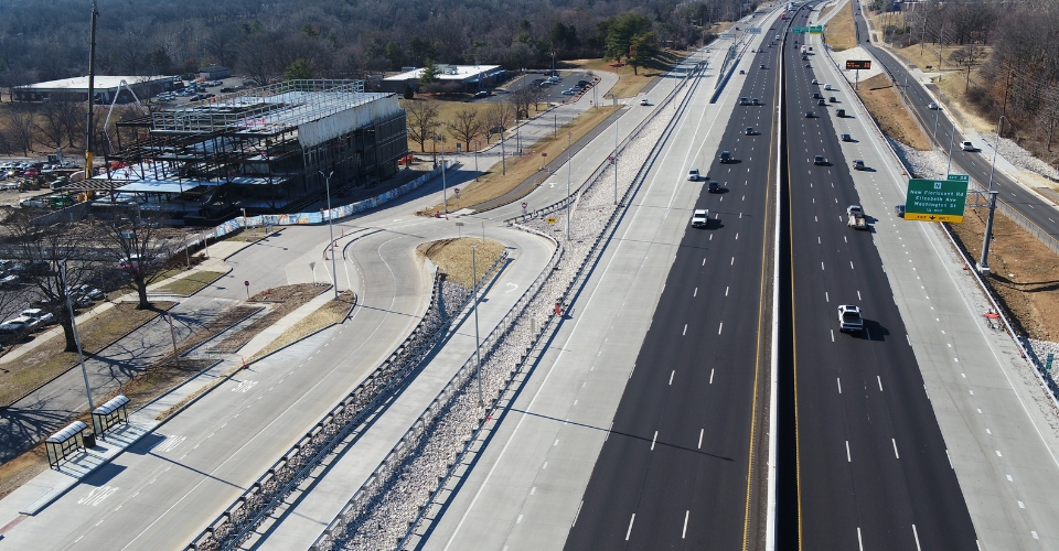 I-270 north design build missouri millstone weber