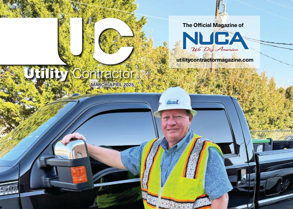 utility contractor march april 2025