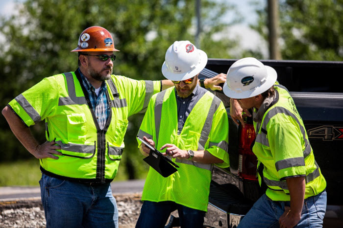 ed bell construction in the field