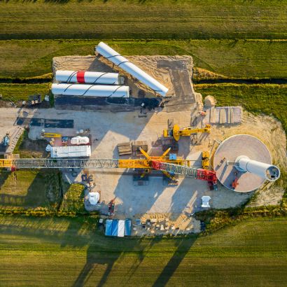wind turbine construction