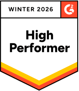 G2 High Performer Winter 2026 badge