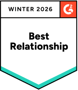 G2 Best Relationship Winter 2026 badge