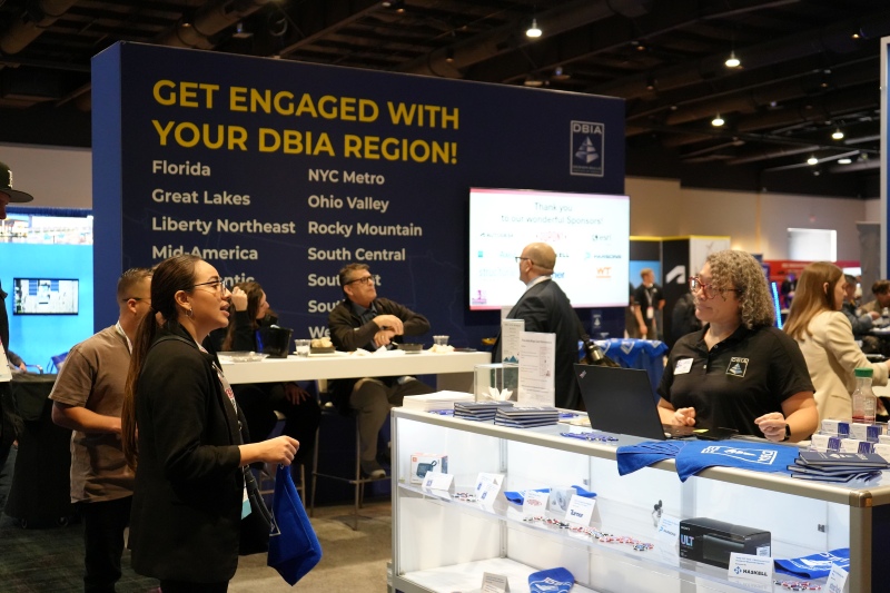 2025 regional booths at DBIA conference