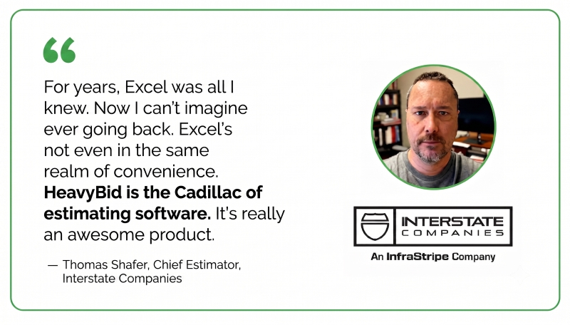 HeavyBid is the Cadillac of estimating software